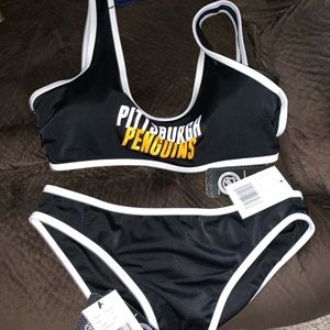 COPY - NHL brand bathing suit. Pittsburgh Penguins NWT
